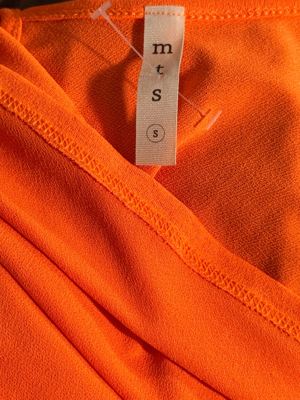 mts Bright Orange V-Neck Spaghetti Strap Camisole - Picture 3 of 4
